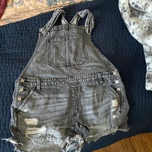Overall Shorts